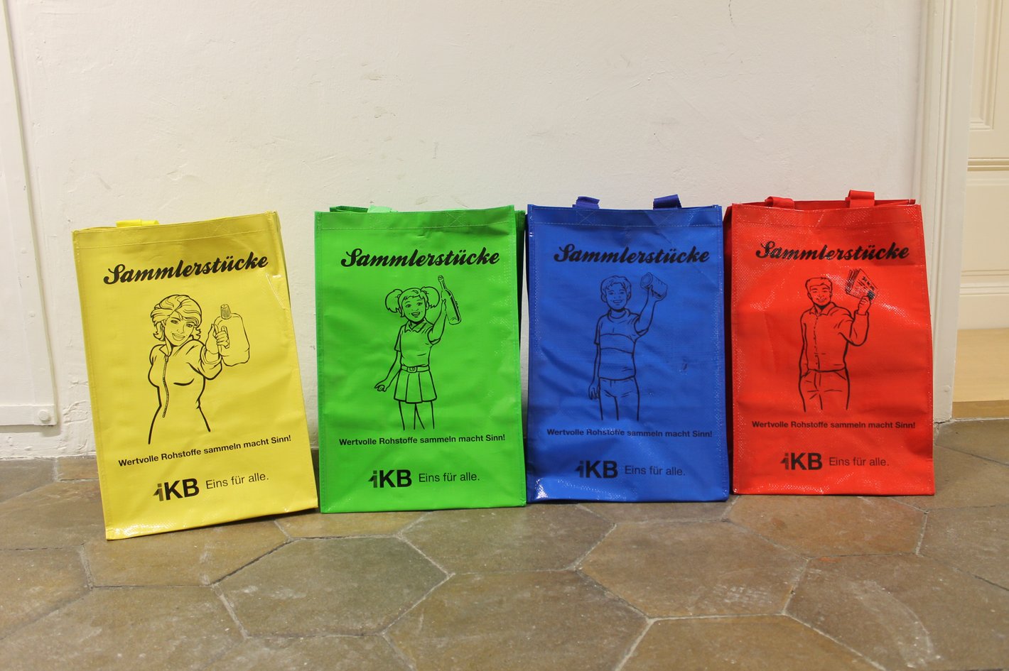 Wertstoffsammeltaschen der IKB